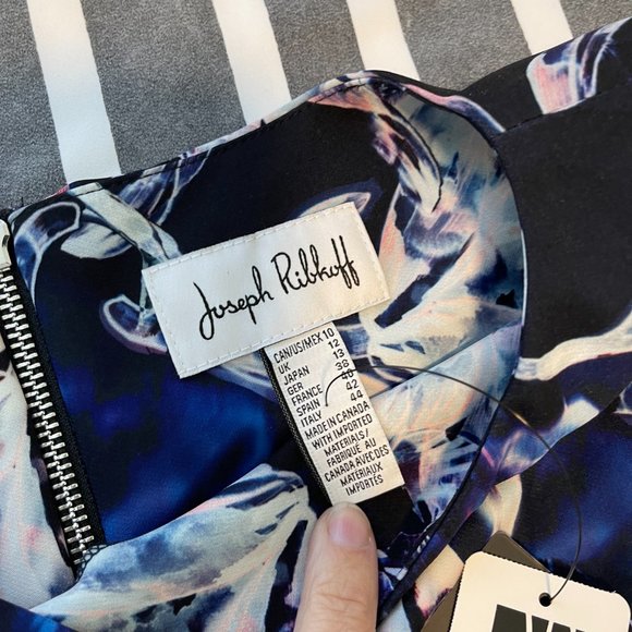 074 - NEW Joseph Ribkoff Size 10 Dress - Picture 11 of 16